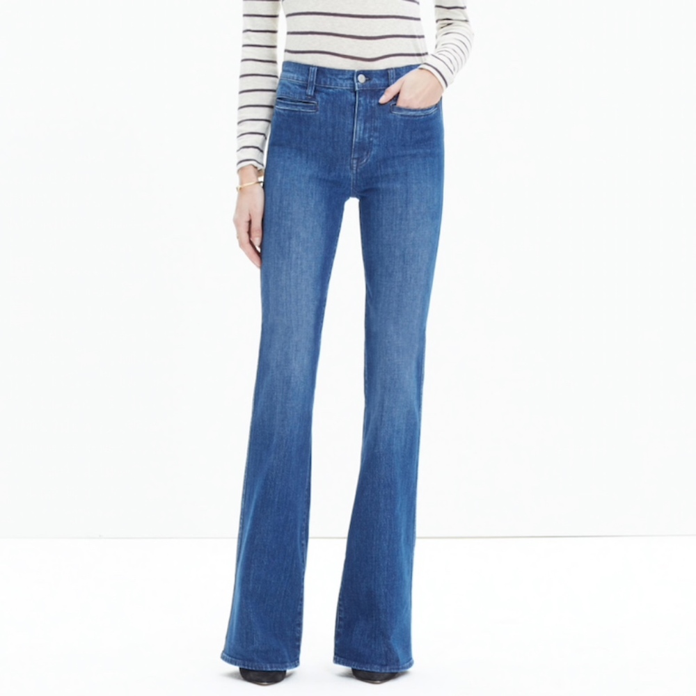 Madewell Flea Market Flare in Kara Wash 29